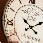 ساعت دیواری چوبی