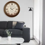 ساعت دیواری چوبی