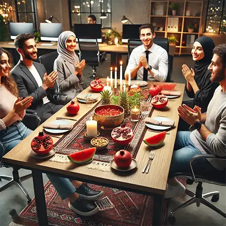 هدیه شب یلدا برای کارمندان