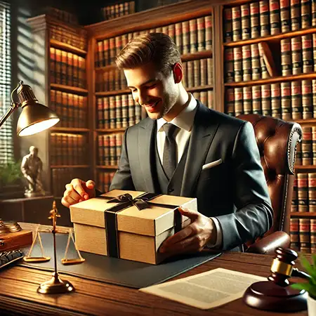 هدیه برای وکیل