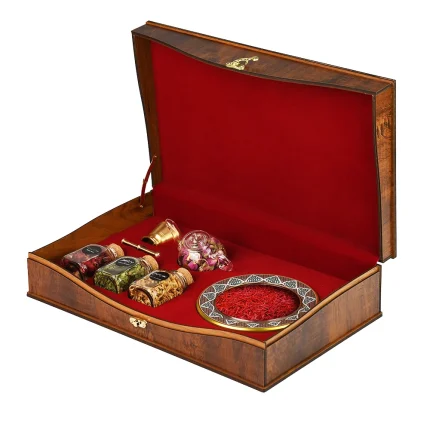 پک هدیه دمنوش و زعفران