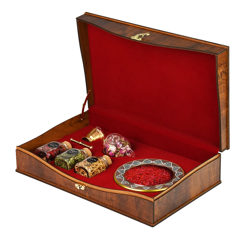 SP129 (9) پک هدیه دمنوش و زعفران