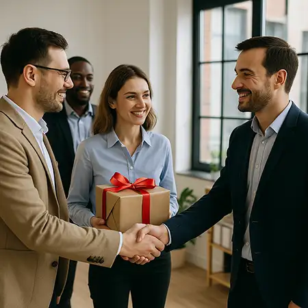 هدیه برای افتتاحیه شرکت